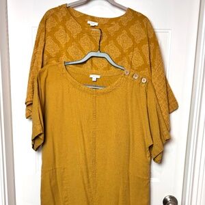 Pair of J. Jill Separates, Mustard Yellow Size Medium MP